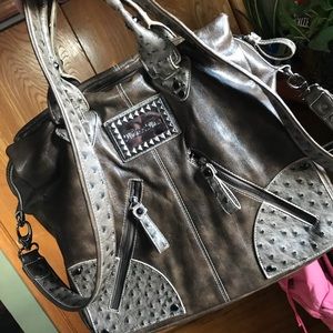 Miss Me leather crossbody bag!